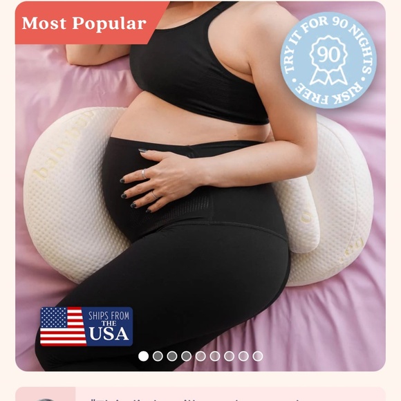 Baby Bub Pregnancy Pillow - Picture 2 of 3